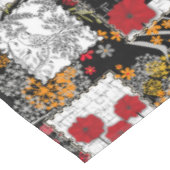 Naadloze retro patchwork-patches tafelkleed (Gekanteld)