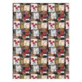 Naadloze retro patchwork-patches tafelkleed (Voorkant)