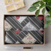 Naadloze retro  patchwork-patches tissuepapier (Geschenk)