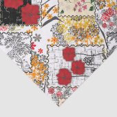 Naadloze retro patchwork-patches tissuepapier (Detail)