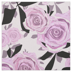 Naadloze retro  roze pastelkleuren rozen fl stof
