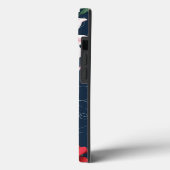 Naadloze rode roos Case-Mate iPhone case (Achterkant / Links)