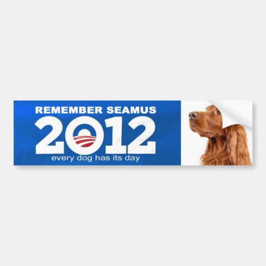 naadloze romney obama bumper sticker (Voorkant)