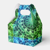 Naadloze ronde ornamentaal mandala patroon arabisc bedankdoosjes (Voorkant Zijde)