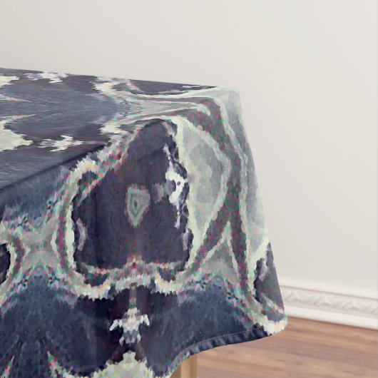 Naadloze ronde ornamentaal mandala patroon arabisc tafelkleed (Voorbeeld)