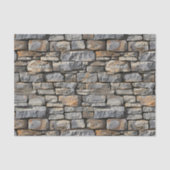Naadloze Rustieke Gestapelde Steen Decoupage  Tissuepapier (Voorkant)
