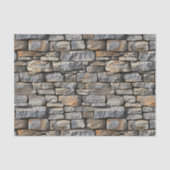 Naadloze rustieke gestapelde stenen decoupage tissuepapier (Voorkant)
