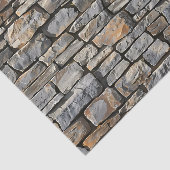 Naadloze rustieke gestapelde stenen decoupage tissuepapier (Detail)