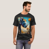 Naadloze samenstelling: Minimalistische surrealist T-shirt (Voorkant volledig)