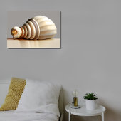 Naadloze Seashell Beach House Wall Decor Canvas Afdruk