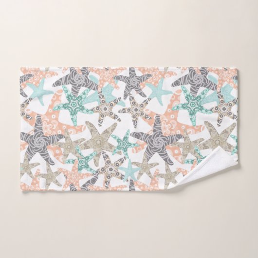 Naadloze set handdoekjes voor patroontroondokken bad handdoek (Handdoek)