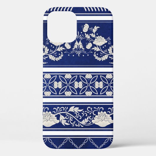 Naadloze set van vijf grenspatroon Case-Mate iPhone case (Achterkant)
