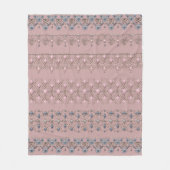 Naadloze sierkralen kristallen glitter shine sequ fleece deken (Voorkant)