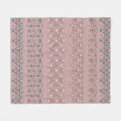 Naadloze sierkralen kristallen glitter shine sequ fleece deken (Voorkant (Horizontaal))