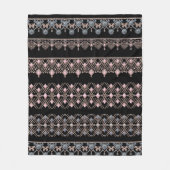 Naadloze sierkralen kristallen glitter shine sequ fleece deken (Voorkant)