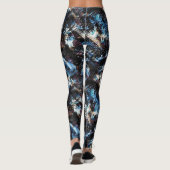 Naadloze slang reptielhagedis, leder leggings (Achterkant)