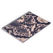 Naadloze slang van Snakeskin Patternsnake, naadloo Notitieboek (Linkerzijde)