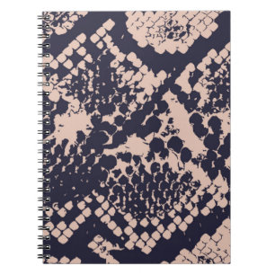 Naadloze slang van Snakeskin Patternsnake, naadloo Notitieboek