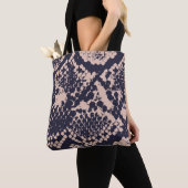 Naadloze slang van Snakeskin Patternsnake, naadloo Tote Bag (Dichtbij)