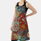 Naadloze  snijtegels met paisley en m schort (Insitu)