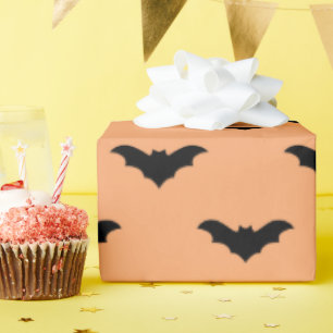 Naadloze Spooky Bats Wrapping Paper voor Halloween Cadeaupapier