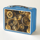 Naadloze Steampunk Brass Gears (Achterkant)