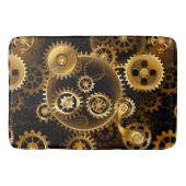 Naadloze Steampunk Brass Gears Badmat (Voorkant)