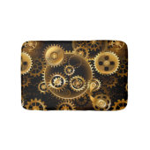 Naadloze Steampunk Brass Gears Badmat (Voorkant)