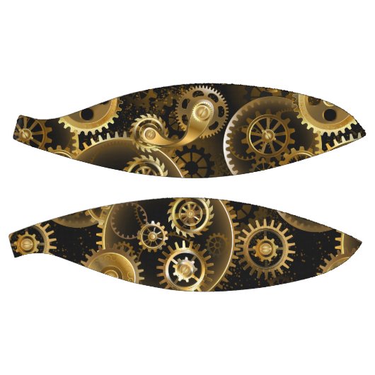 Naadloze Steampunk Brass Gears Basketbal (Panelen)