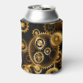 Naadloze Steampunk Brass Gears Blikjeskoeler (Blikje Achterkant)