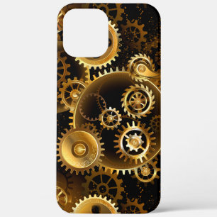 Naadloze Steampunk Brass Gears Case-Mate iPhone Case