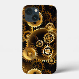 Naadloze Steampunk Brass Gears Case-Mate iPhone Case
