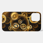 Naadloze Steampunk Brass Gears Case-Mate iPhone Case (Achterkant (horizontaal))