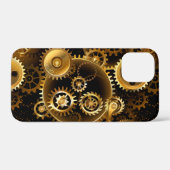 Naadloze Steampunk Brass Gears Case-Mate iPhone Case (Achterkant (horizontaal))