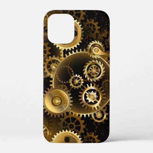Naadloze Steampunk Brass Gears Case-Mate iPhone Case (Achterkant)