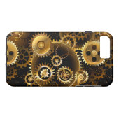 Naadloze Steampunk Brass Gears Case-Mate iPhone Case (Achterkant (Horizontaal))
