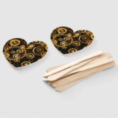 Naadloze Steampunk Brass Gears Handwaaier (Niet-gemonteerd)