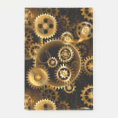 Naadloze Steampunk Brass Gears Post-it® Notes (Voorkant)