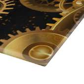 Naadloze Steampunk Brass Gears Snijplank (Hoek)