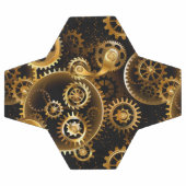 Naadloze Steampunk Brass Gears Voetbal (Enkel)