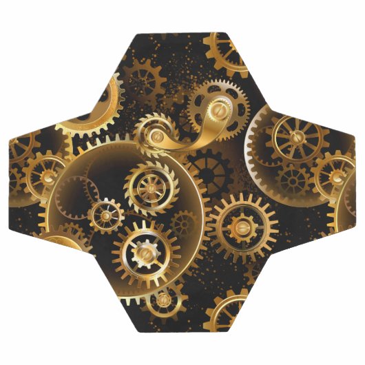 Naadloze Steampunk Brass Gears Voetbal (Enkel)