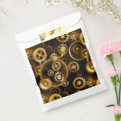 Naadloze Steampunk Messing Tandwielen Bedankzakje (Gezegeld)