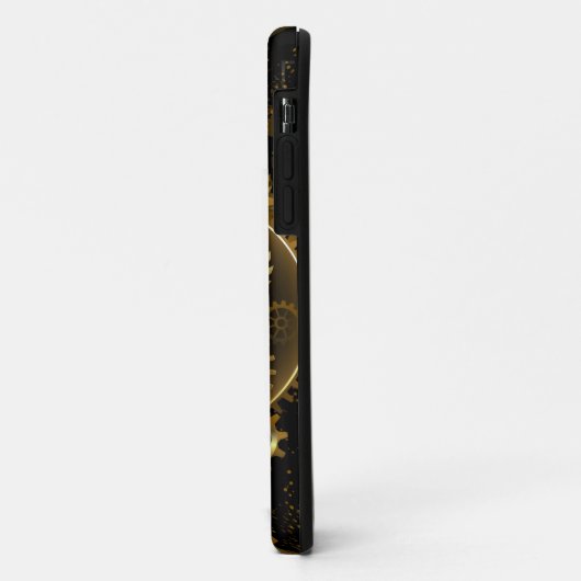 Naadloze Steampunk Messing Tandwielen Case-Mate iPhone Case (Achterkant/links)