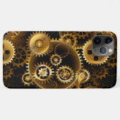Naadloze Steampunk messing tandwielen Case-Mate iPhone Case (Achterkant (horizontaal))