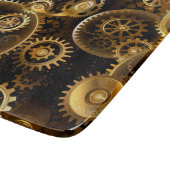 Naadloze Steampunk messing tandwielen Snijplank (Hoek)