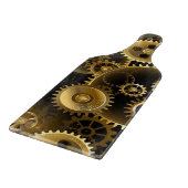 Naadloze Steampunk messing tandwielen Snijplank (Hoek)