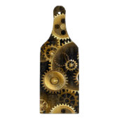 Naadloze Steampunk messing tandwielen Snijplank (Voorkant)