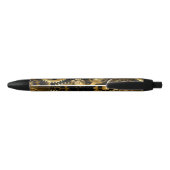Naadloze Stoomtech Brass Raderen Zwarte Inkt Pen (Achterkant)
