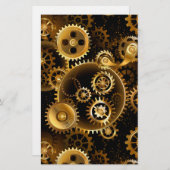 Naadloze Stoomtech Koperen Tandwielen Briefpapier (Voorkant / Achterkant)