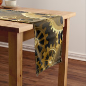 Naadloze Stoomtech Koperen Tandwielen Medium Tafelloper (Voorbeeld)